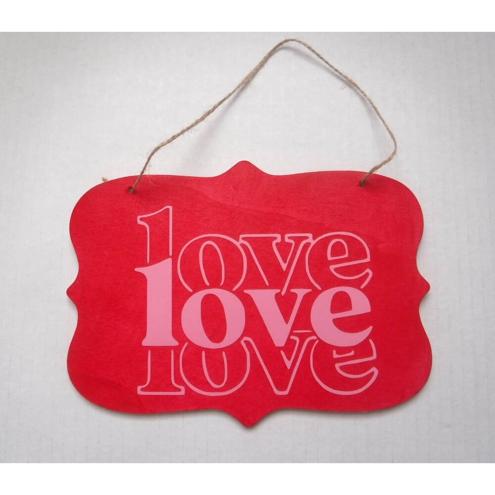 Wooden Valentine's Day Sign
